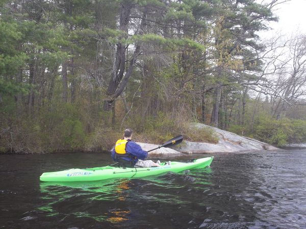 Carpenter Reservoir Northbridge MA kayaking photo