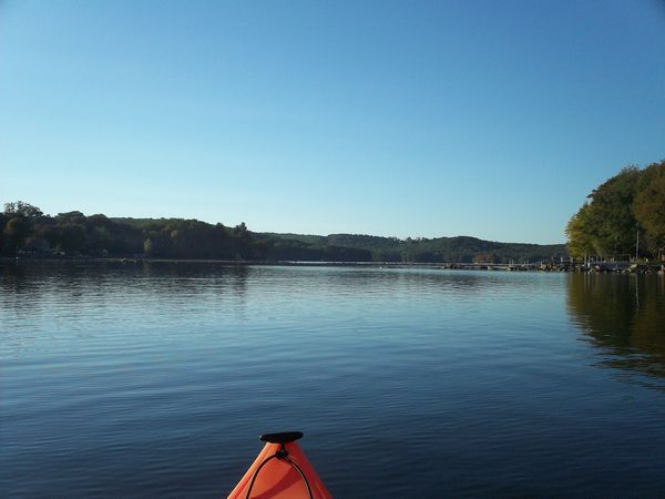 Manchaug Pond Foliage photo