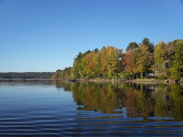 Manchaug Pond Foliage photo
