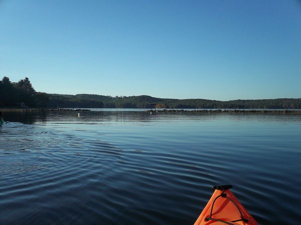 Manchaug Pond Foliage photo