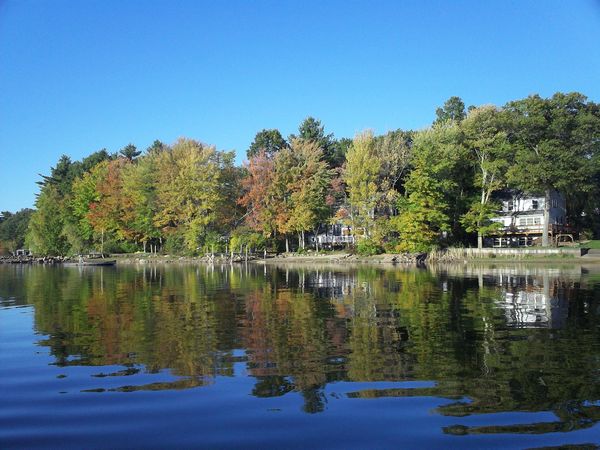 Manchaug Pond Foliage photo