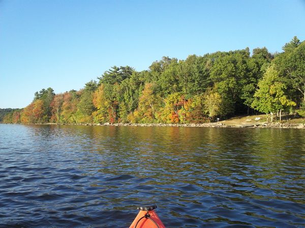 Manchaug Pond Foliage photo
