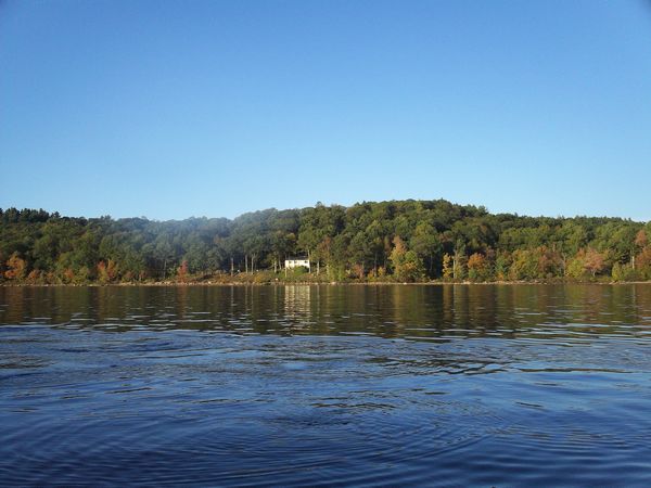 Manchaug Pond Foliage photo