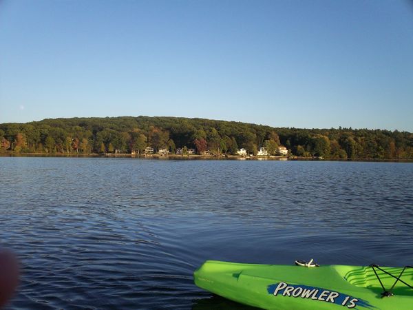 Manchaug Pond Foliage photo