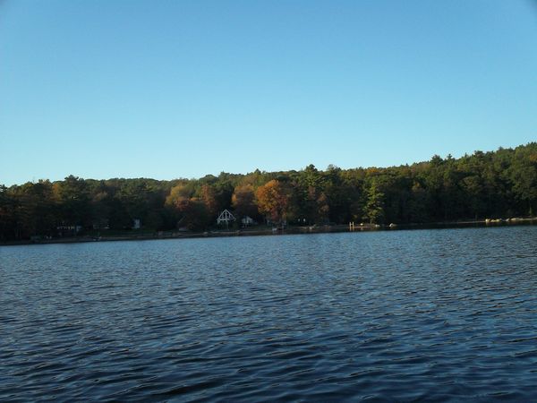 Manchaug Pond Foliage photo