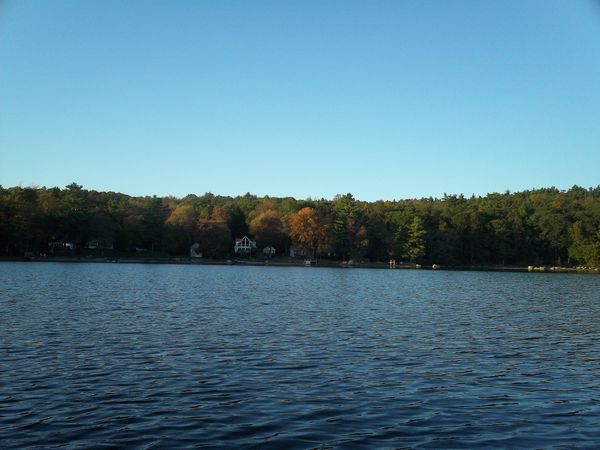 Manchaug Pond Foliage photo