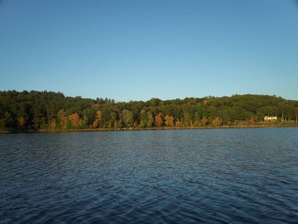 Manchaug Pond Foliage photo
