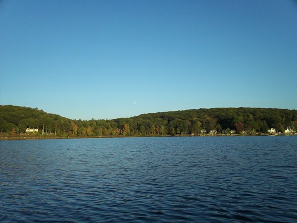 Manchaug Pond Foliage photo
