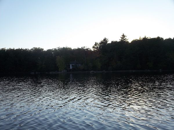 Manchaug Pond Foliage photo