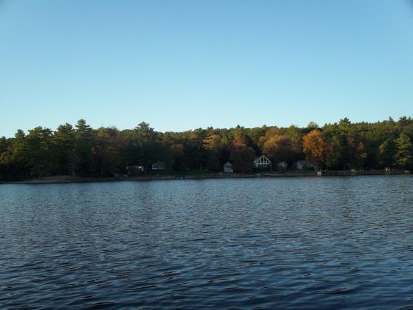 Manchaug Pond Foliage photo
