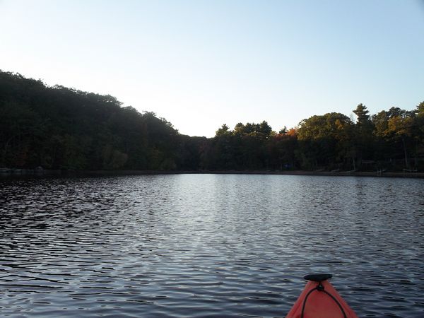 Manchaug Pond Foliage photo