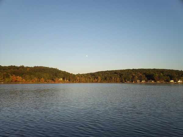 Manchaug Pond Foliage photo