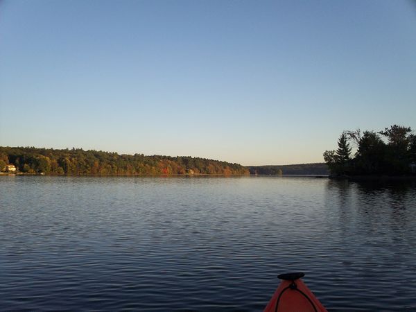 Manchaug Pond Foliage photo