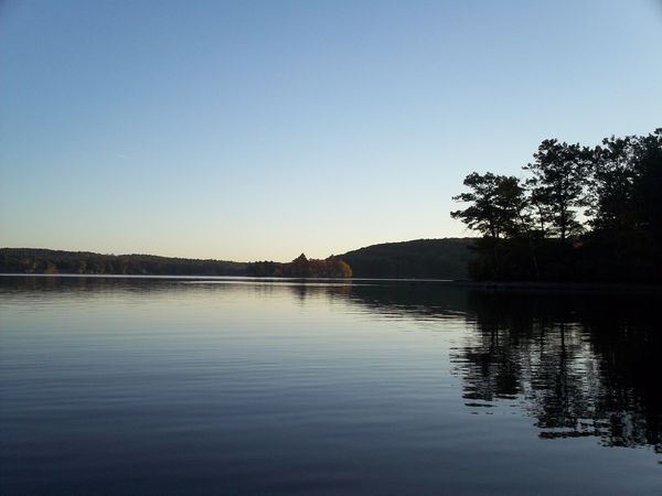 Manchaug Pond Foliage photo