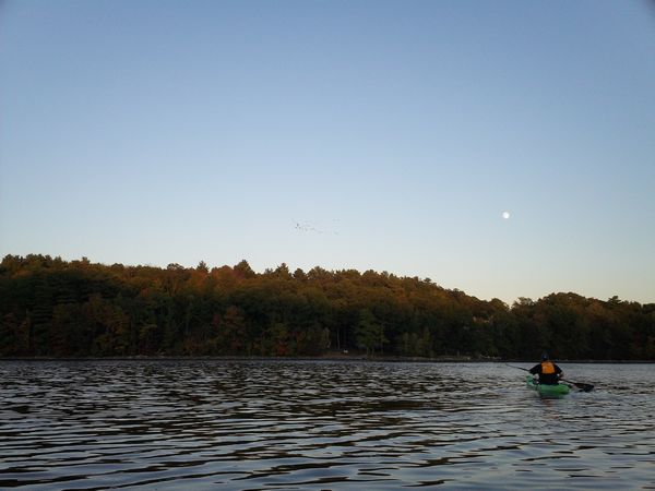 Manchaug Pond Foliage photo