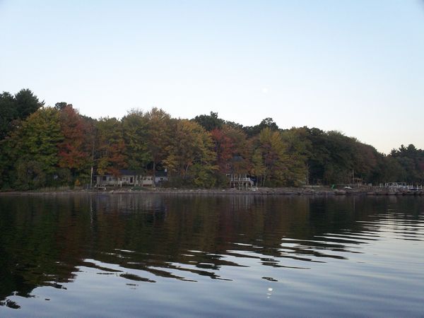 Manchaug Pond Foliage photo