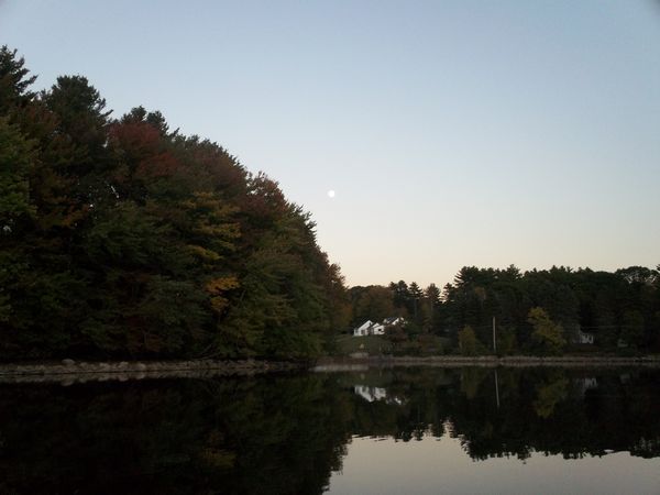 Manchaug Pond Foliage photo