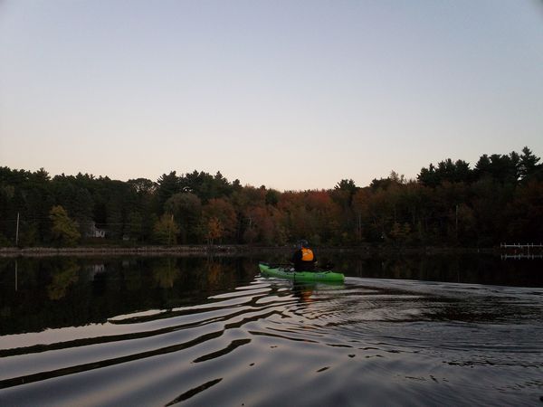 Manchaug Pond Foliage photo
