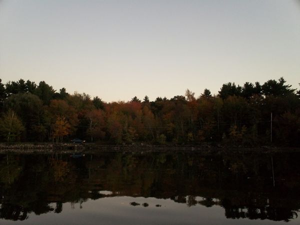 Manchaug Pond Foliage photo