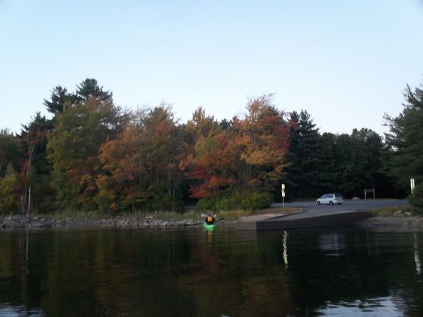 Manchaug Pond Foliage photo