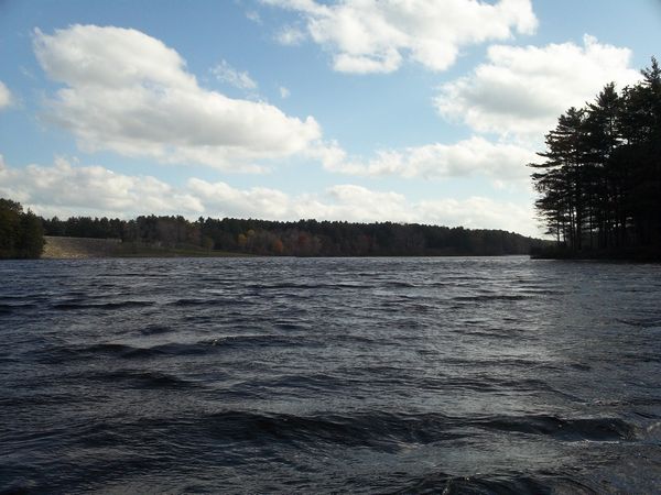 Buffumville Lake Foliage photo