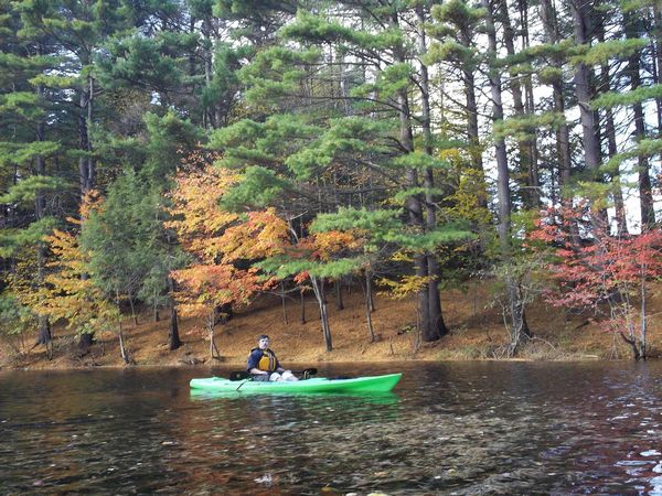 Buffumville Lake Foliage photo