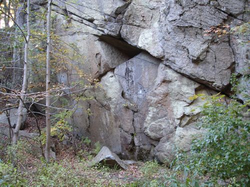 Purgatory Chasm Massachusetts Foliage photo