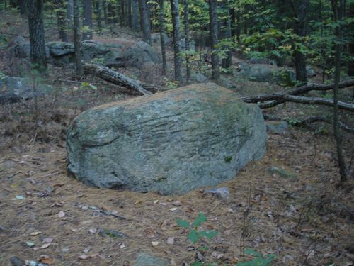 Purgatory Chasm Massachusetts Foliage photo