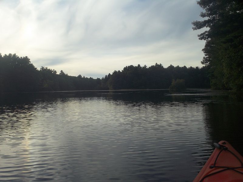 Kayaking Hopedale Pond Hopedale MA photo