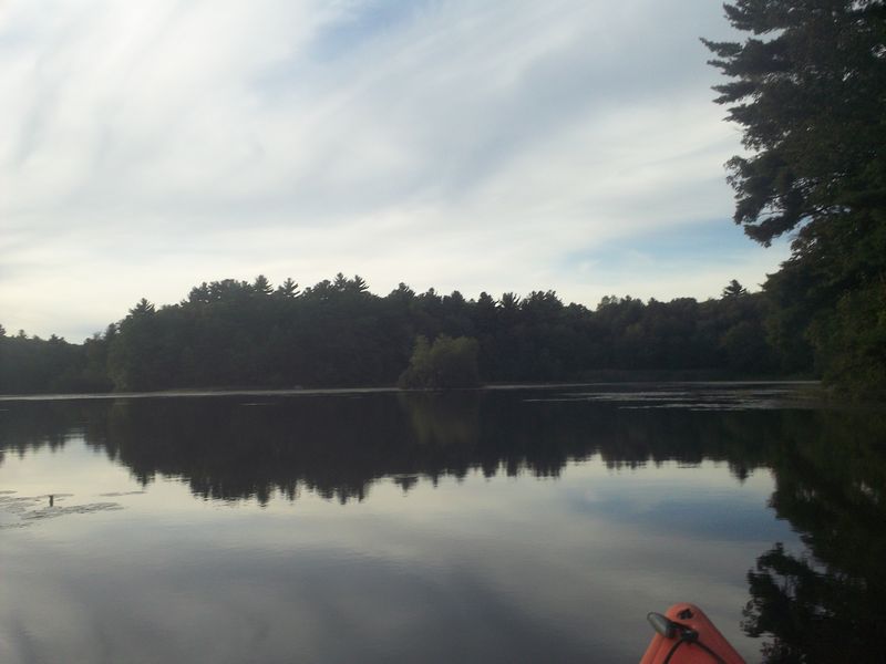 Kayaking Hopedale Pond Hopedale MA photo
