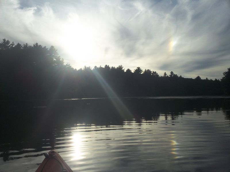 Kayaking Hopedale Pond Hopedale MA photo