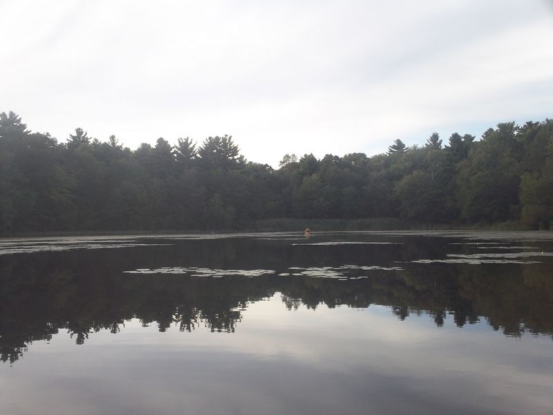 Kayaking Hopedale Pond Hopedale MA photo
