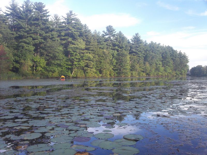 Kayaking Hopedale Pond Hopedale MA photo
