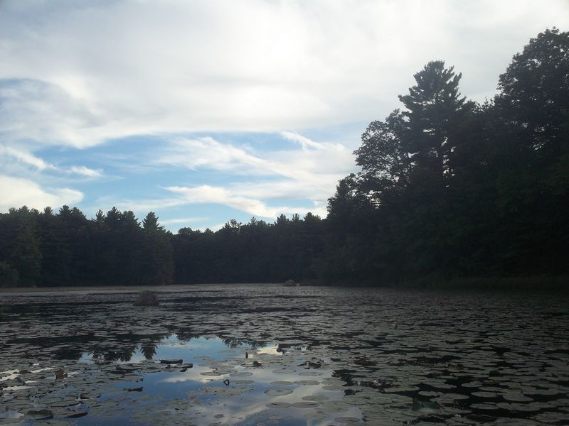 Kayaking Hopedale Pond Hopedale MA photo