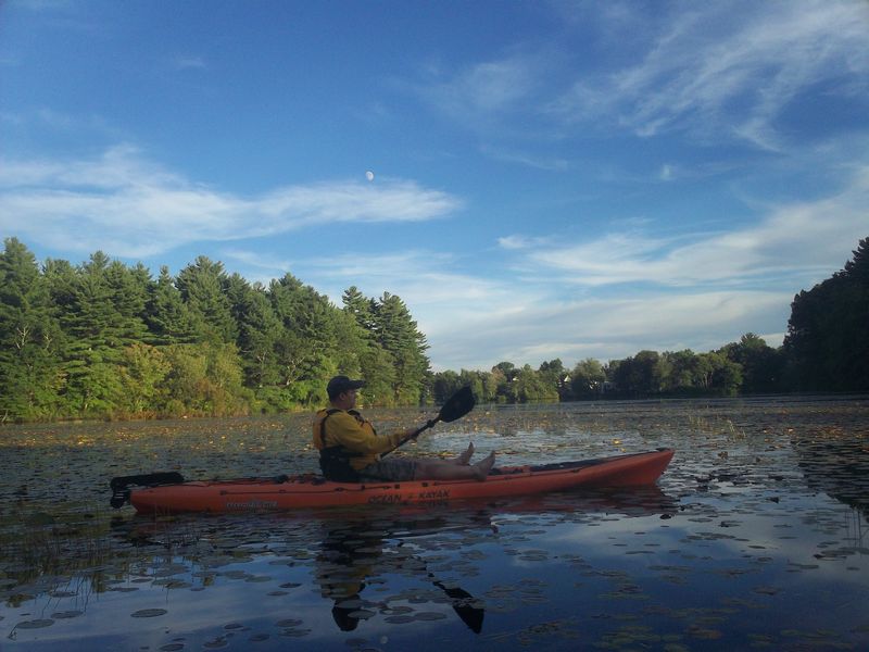 Kayaking Hopedale Pond Hopedale MA photo