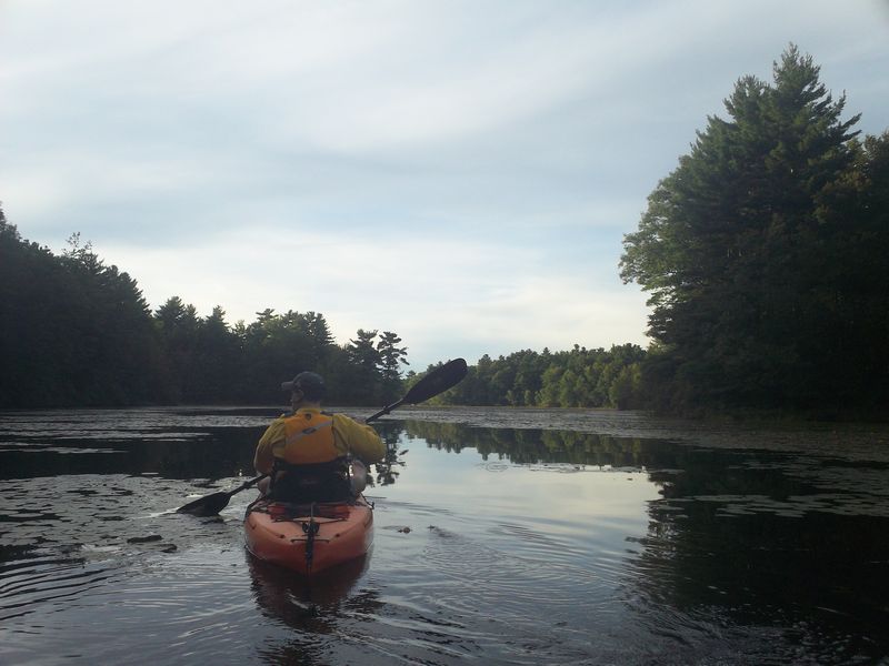 Kayaking Hopedale Pond Hopedale MA photo