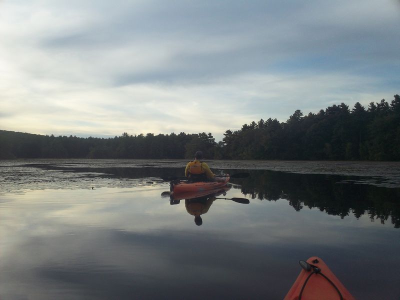 Kayaking Hopedale Pond Hopedale MA photo