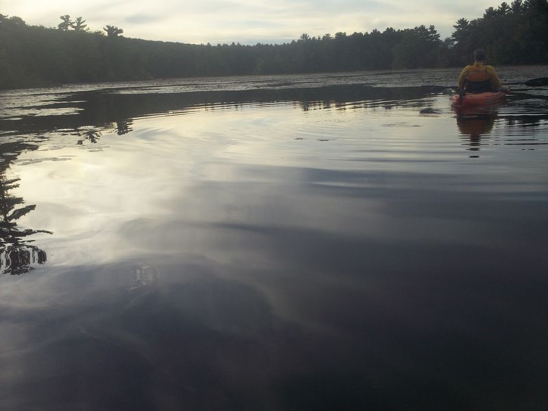 Kayaking Hopedale Pond Hopedale MA photo