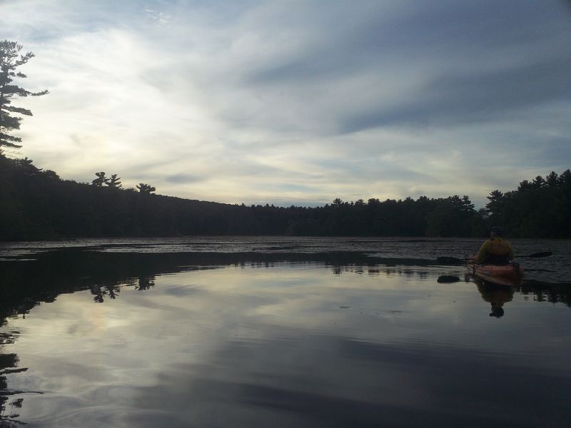 Kayaking Hopedale Pond Hopedale MA photo