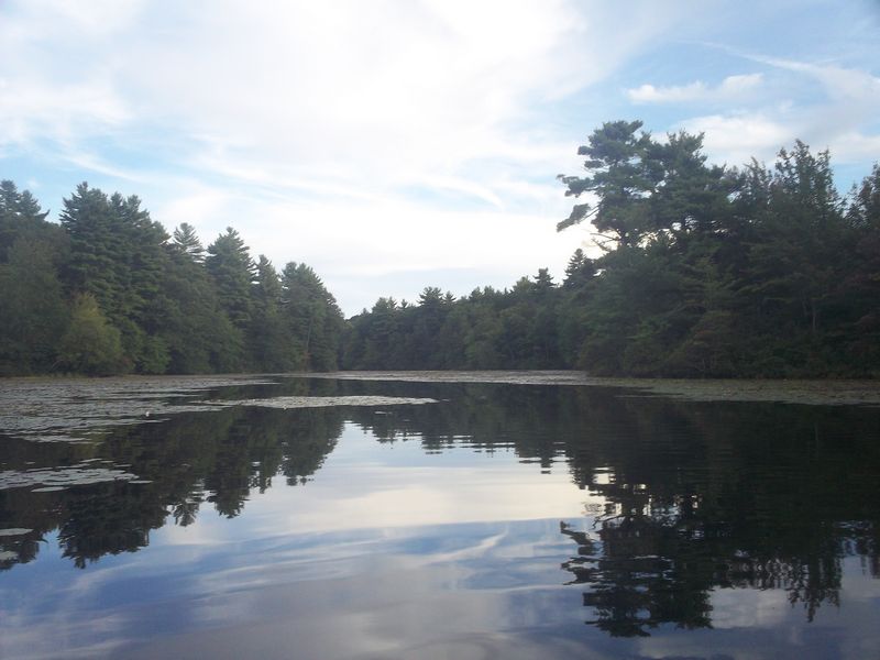 Kayaking Hopedale Pond Hopedale MA photo