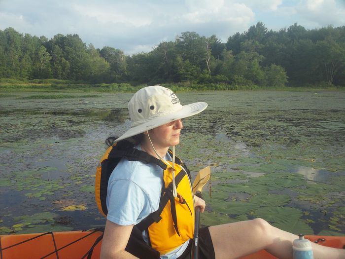 Kayaking Stump Pond Westborough MA photo