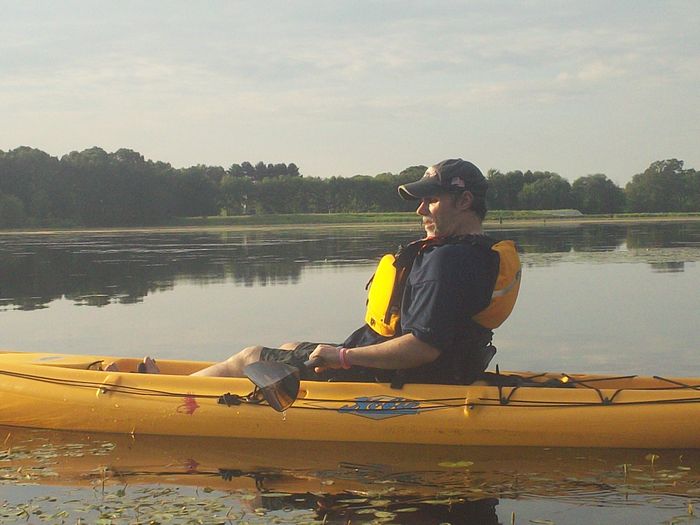 Kayaking Stump Pond Westborough MA photo
