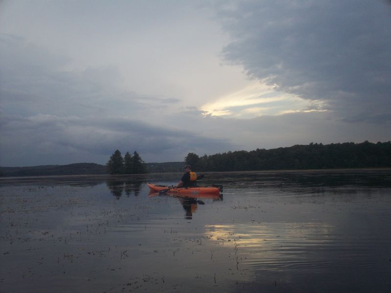 Kayaking on Stump Pond Westboro MA photo