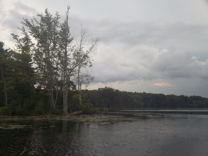 Kayaking on Stump Pond Westboro MA photo
