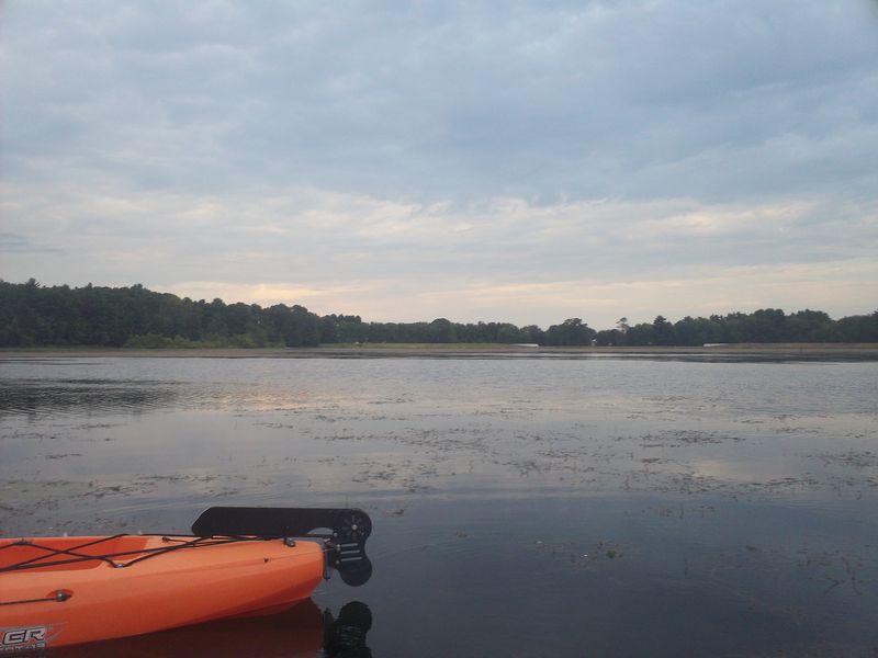 Kayaking on Stump Pond Westboro MA photo
