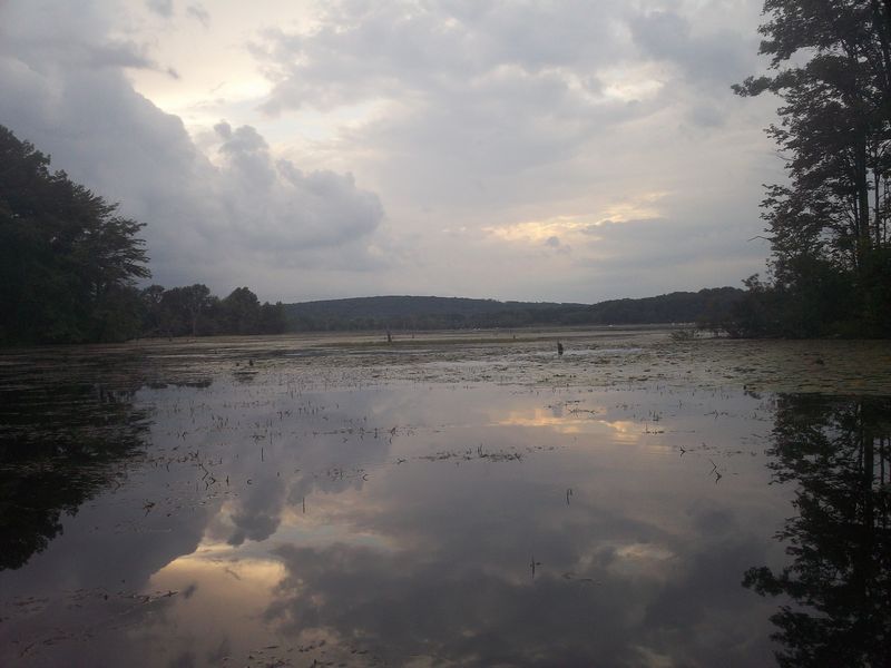 Kayaking on Stump Pond Westboro MA photo