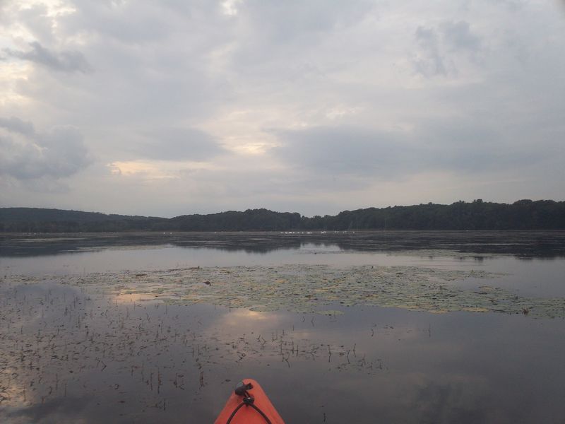 Kayaking on Stump Pond Westboro MA photo