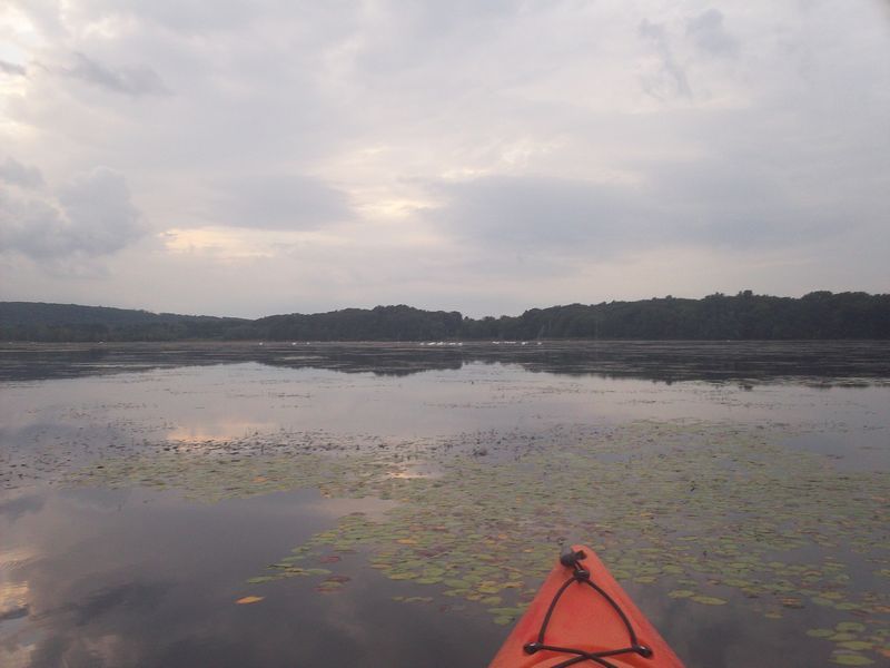 Kayaking on Stump Pond Westboro MA photo
