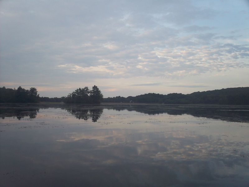 Kayaking on Stump Pond Westboro MA photo