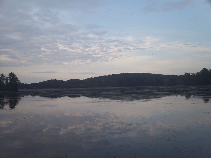 Kayaking on Stump Pond Westboro MA photo